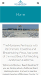 Mobile Screenshot of beachweddingsinmonterey.com